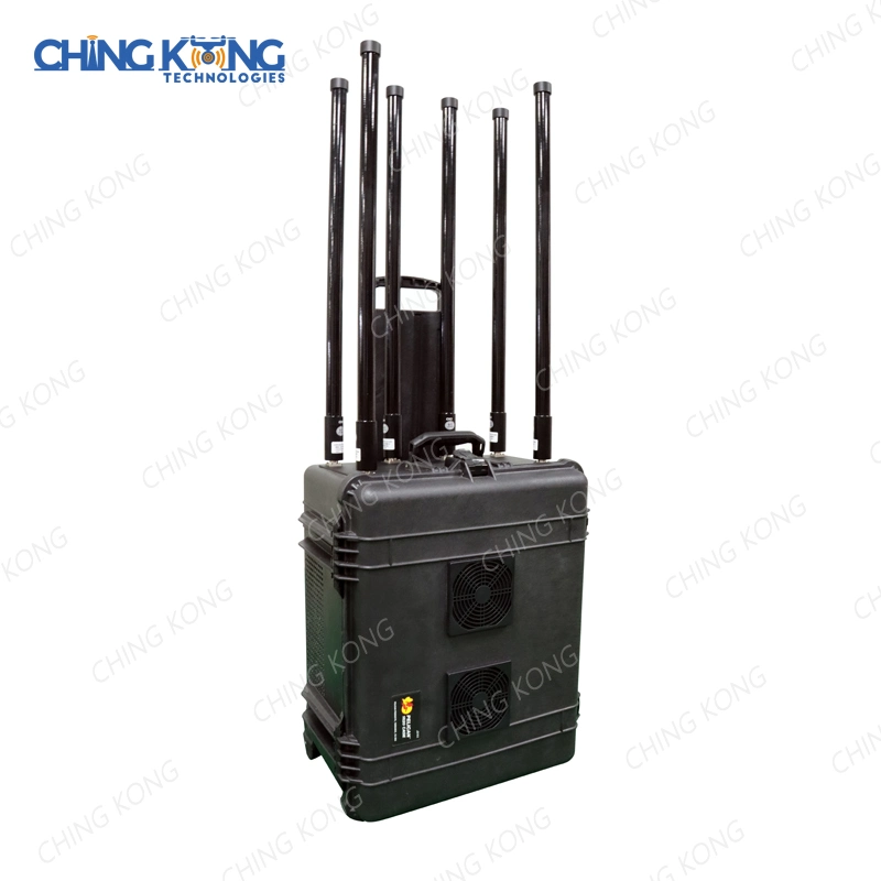 1500m 330W Portable High Power Anti Drone Uav 2.4G 5.8g Signal Jammer