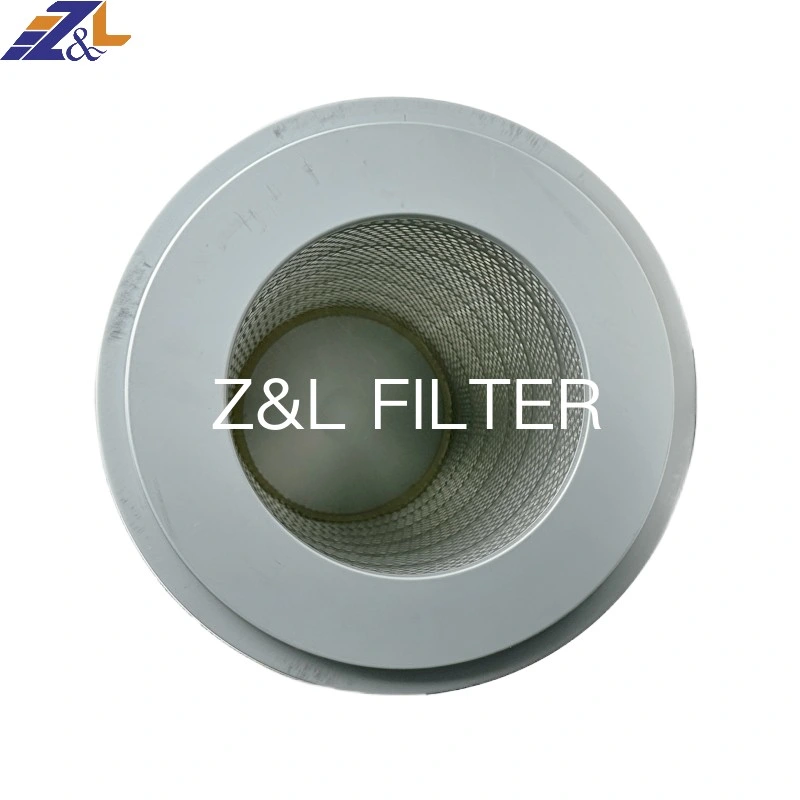 Z&L Factory Manufacturer Industrial 0.3 Welding Fume Powder Collection Cylindrical Polyester Dust Cartridge Air Filter