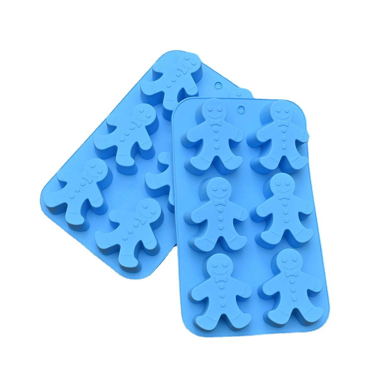 Christmas Gingerbread Silicone Mold DIY Ice Tray Chocolate Biscuit Mold Baking Tools Cake Decoration Accessories