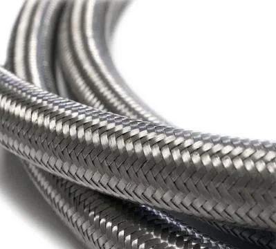 SAE100 R14 Stainless Steel Wire Braided with PTFE Hose