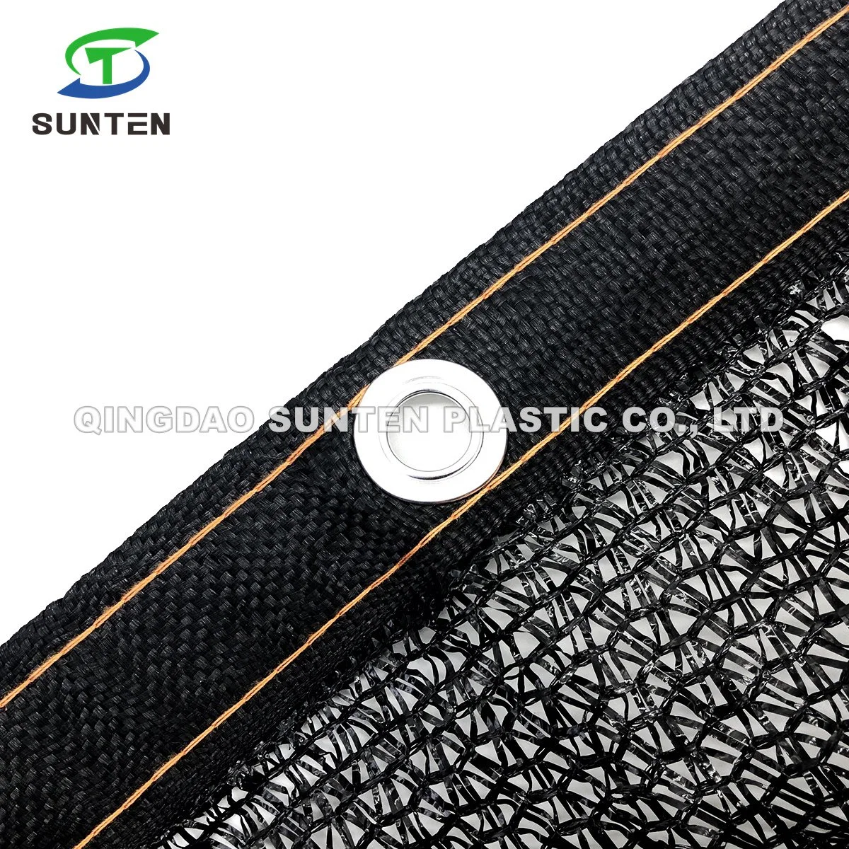 HDPE 3 Needle 6 Needle Raschel Plastic Greenhouse/Horticulture Weave Shade Netting, Polyethylene Shade Net with Sewing Strengthen Border Tape & Metal Eyelet