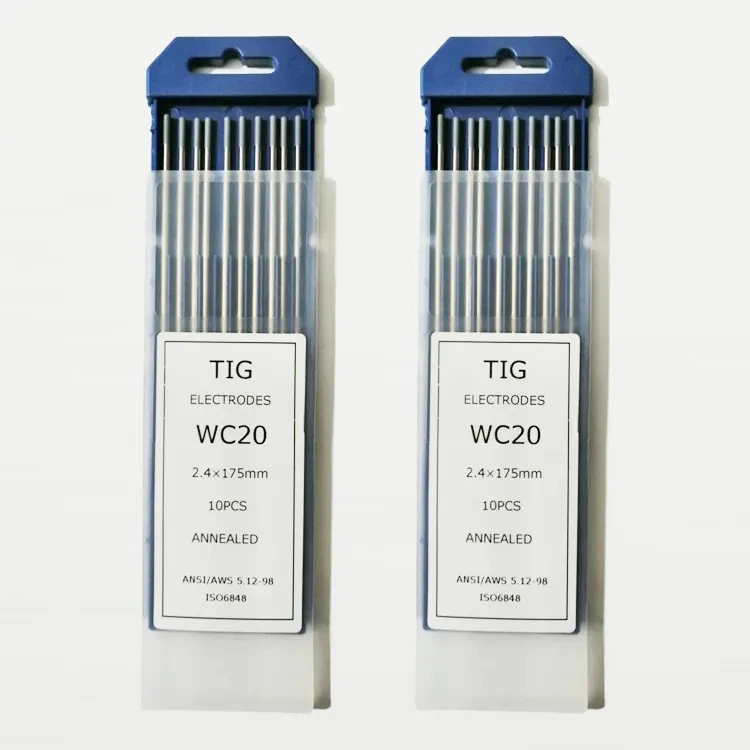 Wc 20 2% Cereiated Tungsten Grey 175mm 1.6mm Electrode Tungsten TIG Welding