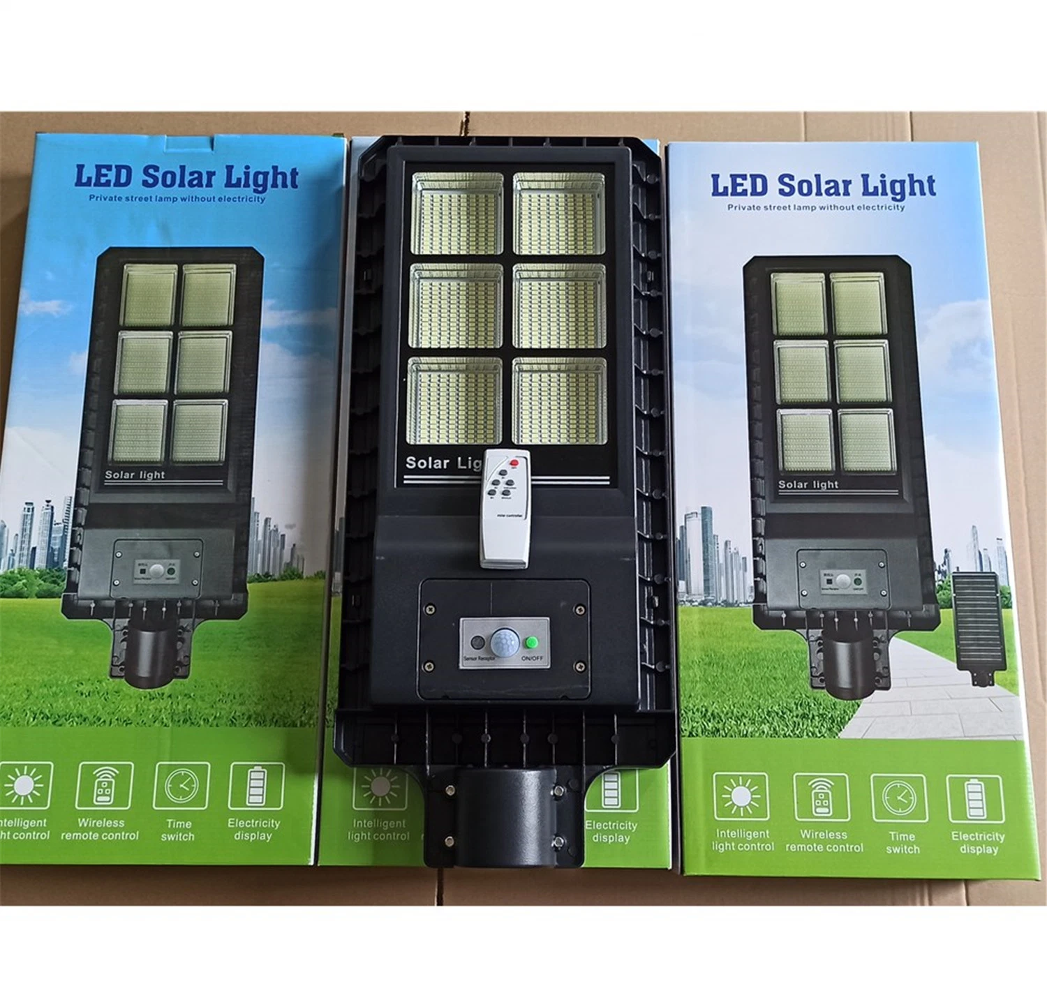 Yaye 2021 Hot Sell Good Price High quality/High cost performance  100W/200W/300W Aluminum All in One Solar LED Street Road Garden Light with 20ah/30ah/40ah/ Remote Controller/Sensor