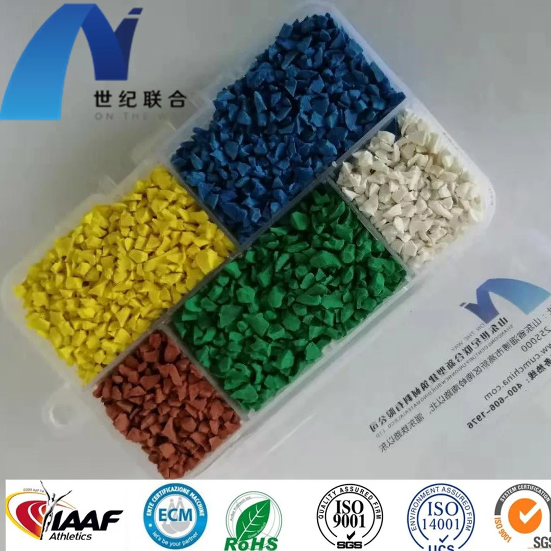 Popular Beautiful Bright Color EPDM Rubber Granule for Kids Playground Pavement Running Track