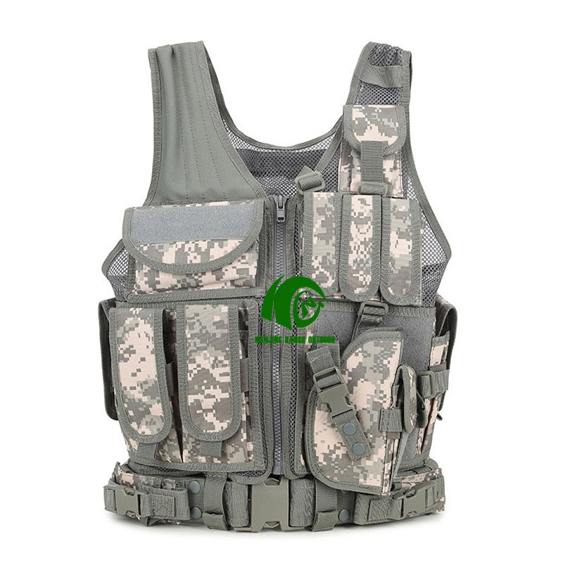 Kango Hot Sale Combat Molle Black Green Tan Tactical Bulletproof Vest with Pouches for Police Army Swat