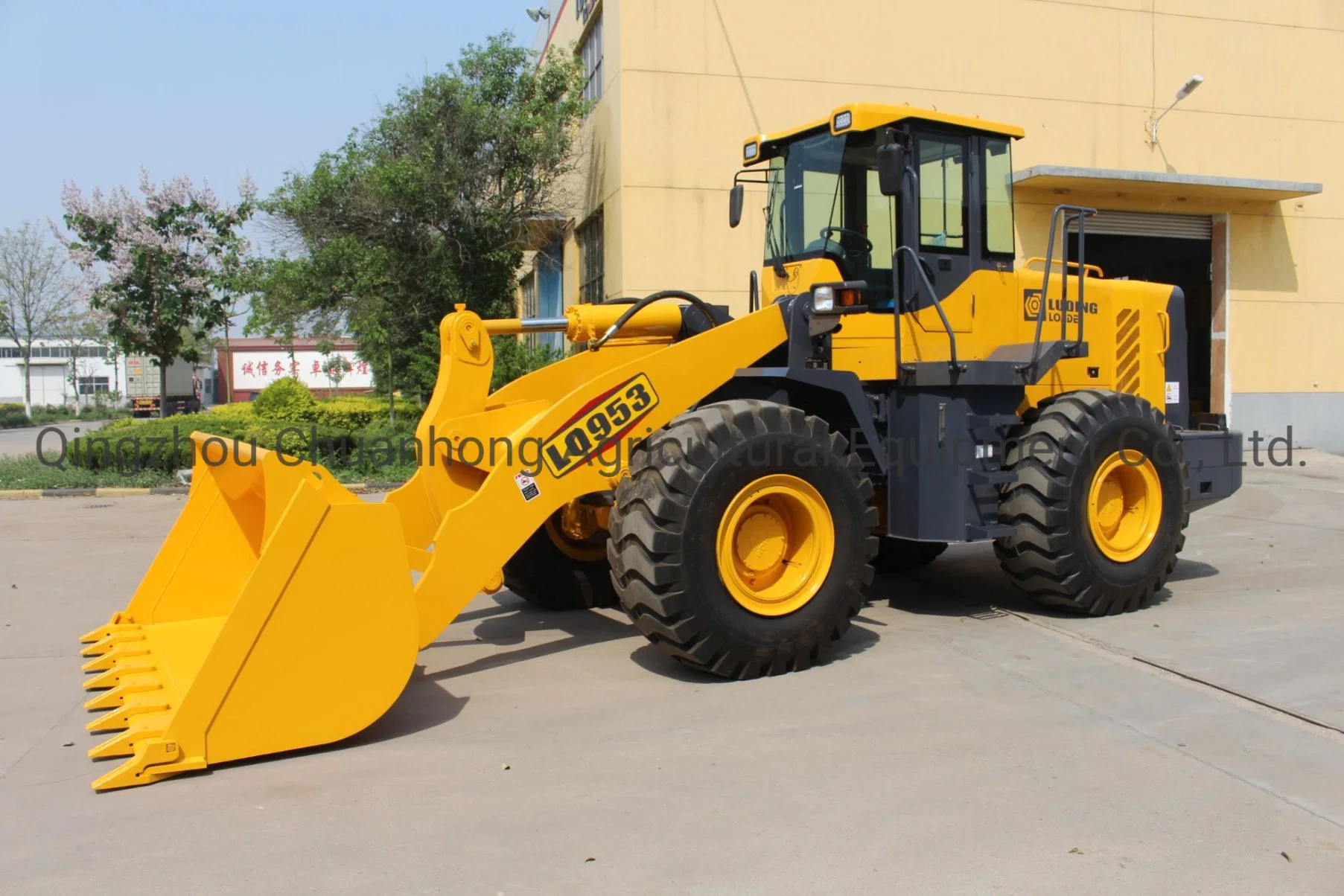 Direct Factory Supply 4 Wheels Sugarcane Grapple Grabber Loader Farming Machine Machinery 5 Ton Construction Machine with Weichai Style Engine