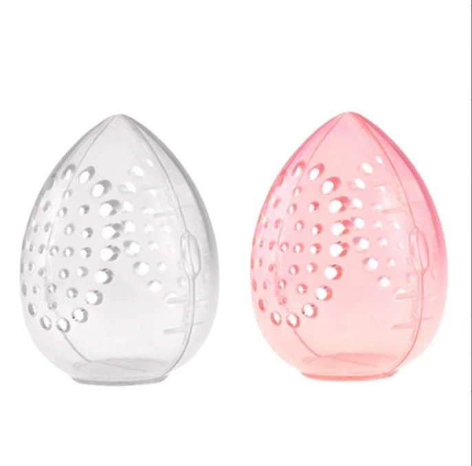 ESPONJA portátil de 1 UNIDADE de secagem com puffs transparentes vazios para caixas de secagem Suporte de puff p/ maquilhagem em rack Cosmético Egg