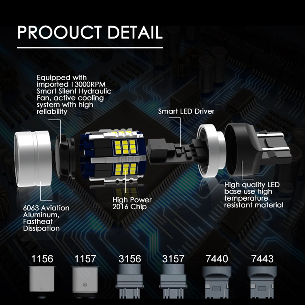 G-View GSC-C 2800lm 27 واط 1156/1157/3156/3157/7440/7443/BA15S/P21W/BAU15S ضوء السيارة 1157 3156 إشارة LED الخاصة بأنظمة الإضاءة التلقائية 3157