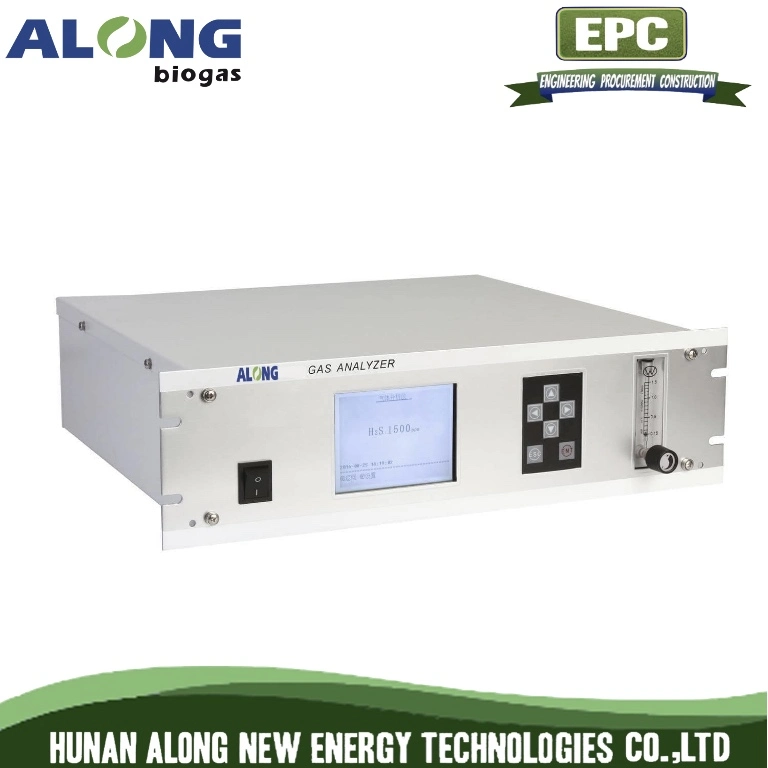 Online Biogas Analyzer H2s, Co, CO2, CH4, C3h8, O2, So2 Detector