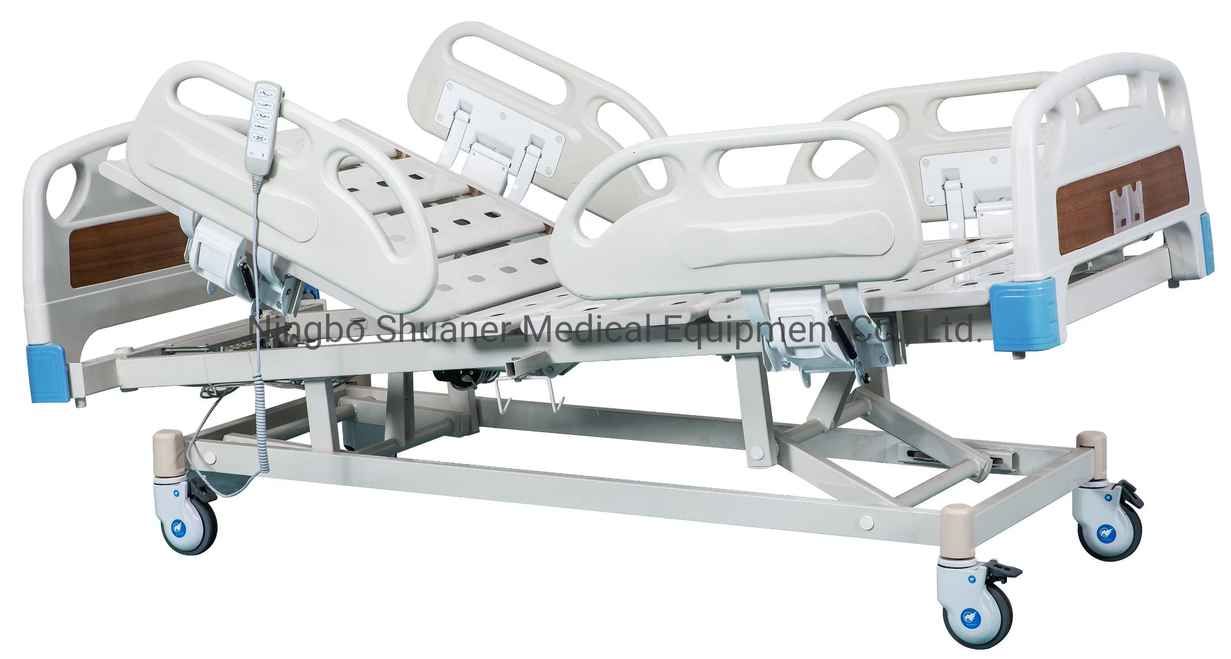 Hospital Use Nursing Super Low Five Function Electric Medical Bed for Sale