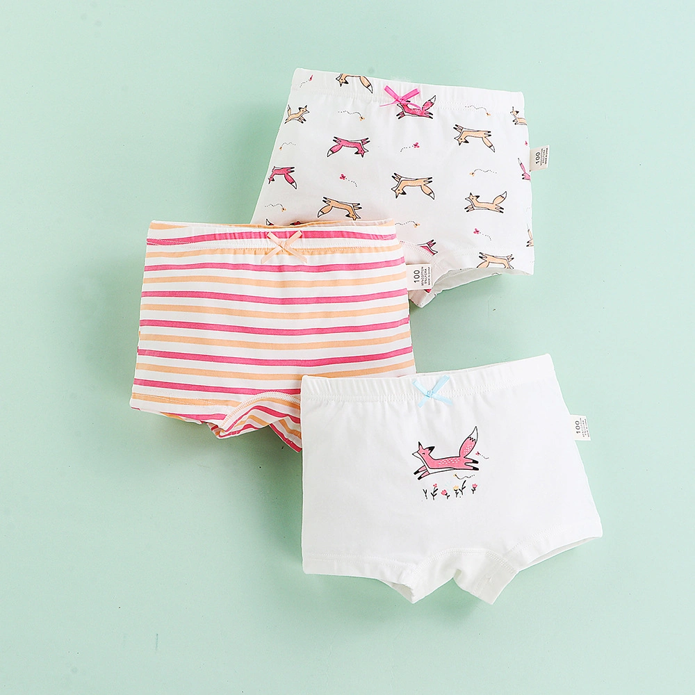Cotton Printed Kid Wholesale/Supplier Girl Brief Underwear