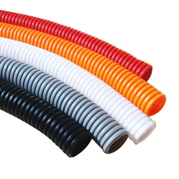 Corrugated Flexible Polypropylene PP Conduit Cable Sleev Flame Retardant Chemical Resistance Heat Stabilizer