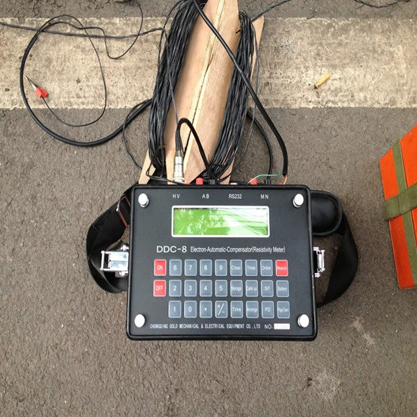 4-Pole Resistivity Meter Underground Water Detector Geo Resistivity Equipment Vertical Electrical Sounding