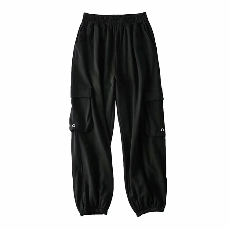 A elasticidade soltas as mulheres de carga Pants Femme Sport Senhoras Joggers mulheres' S Pants