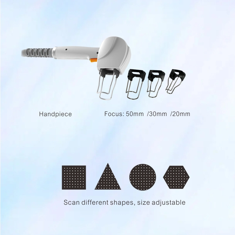 1~20ms/DOT Mdrce Largeur d'impulsion, CE, la certification ISO13485 1550nm laser à fibre er fractionnaire