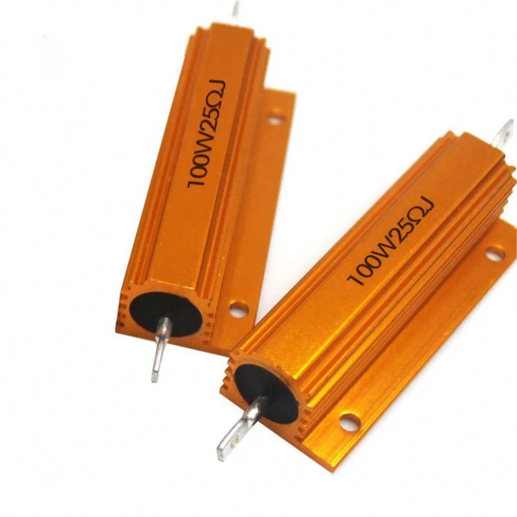 10W-15W Gold Aluminum Shell High Power Braking Resistor