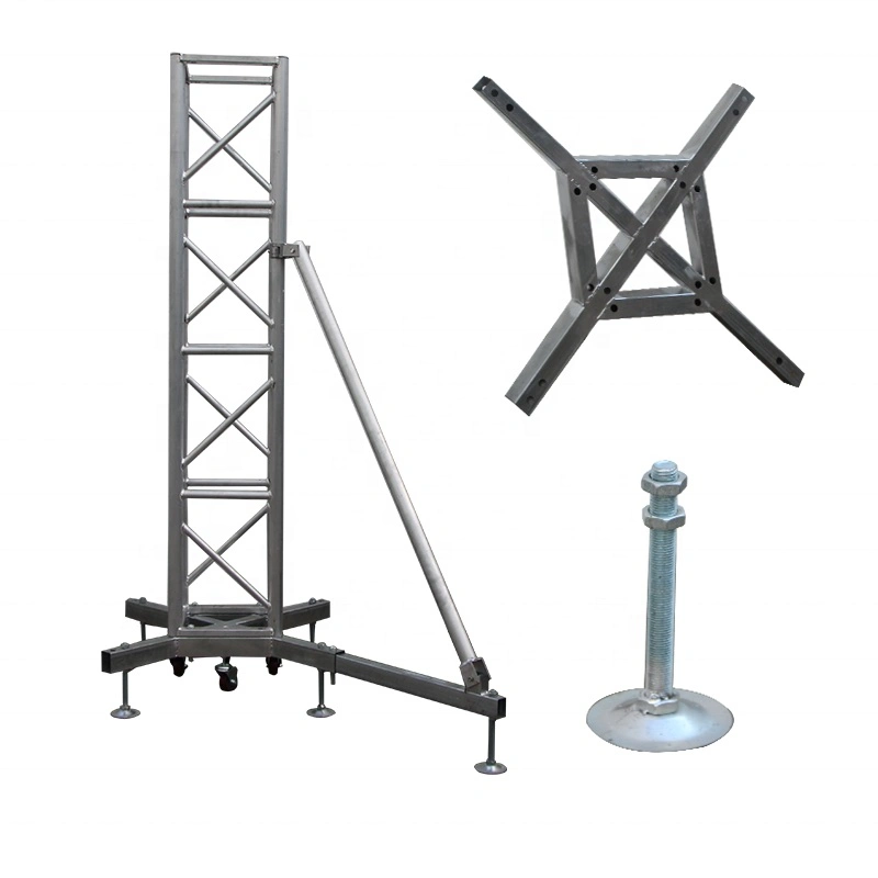 Steel Round Roof DJ Lighting Iron Truss Tower Design