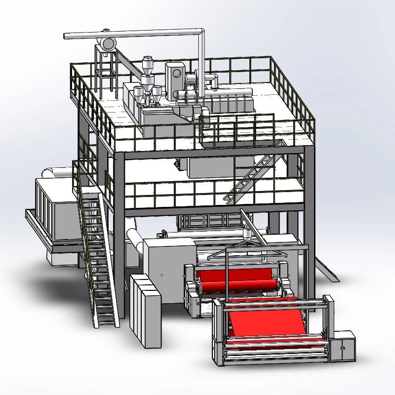 Single Beam Non Woven Fabric Making Machine S Fabric for Bag/Bed Sheet