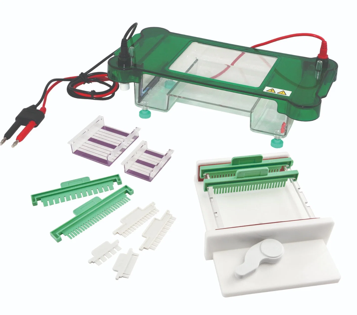 El equipo de electroforesis Dw-Spft Aparato de electroforesis horizontal Precio Mini sistemas de electroforesis en gel de electroforesis de depósito de la máquina