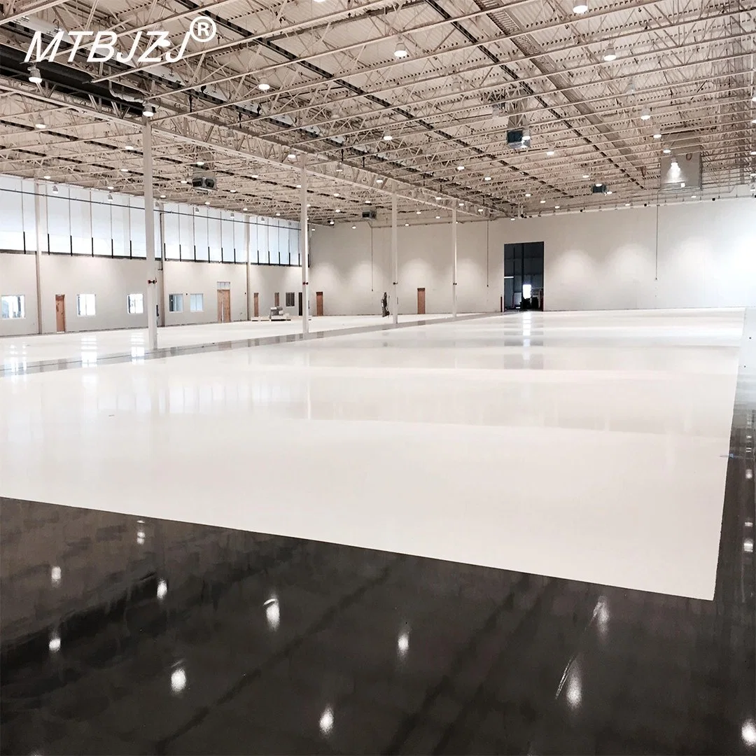 Solid Color Epoxy Floor Coating System for Industrial Applications Construction