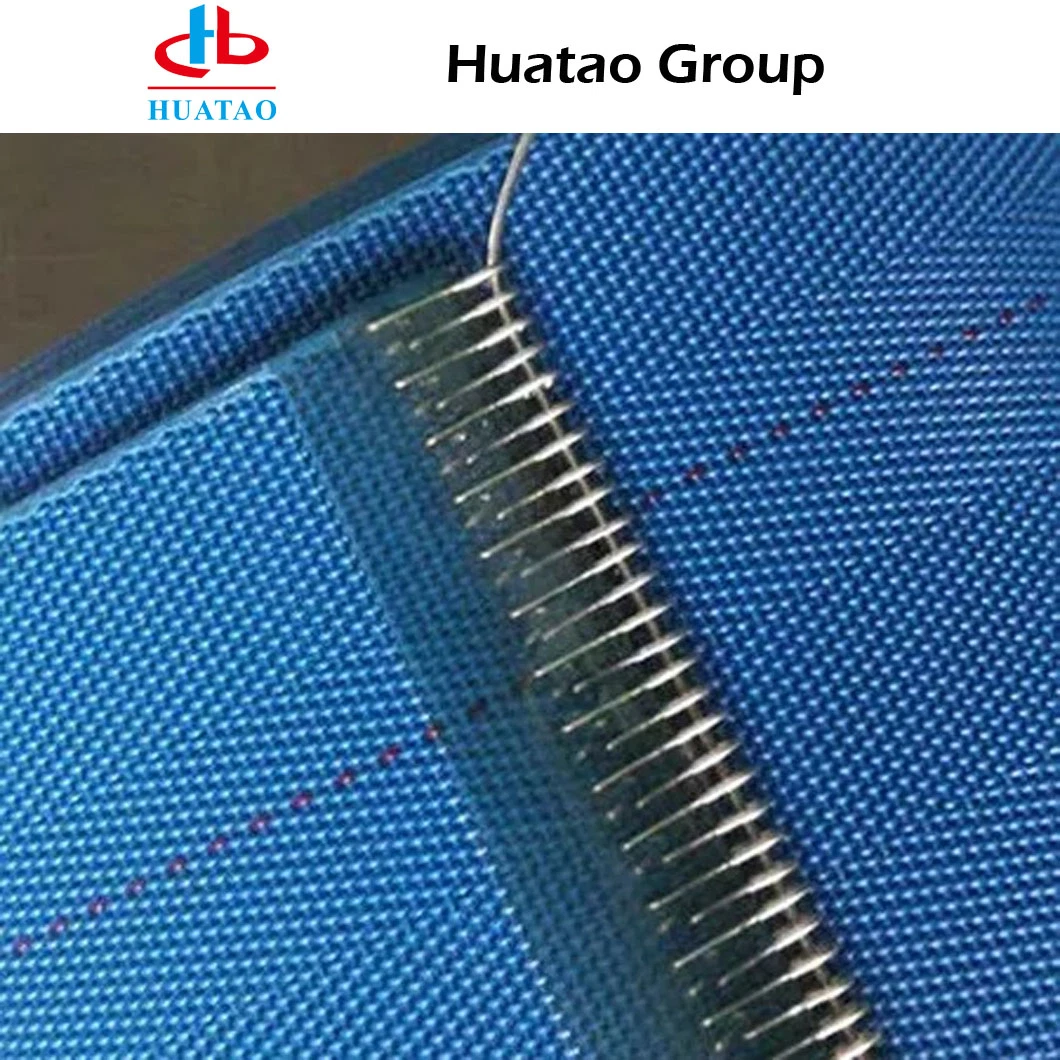 الصين Polyester Huatao المرشح الصحافة آلة اللون الأزرق الأبيض الندى حزام من النسيج الشبكي