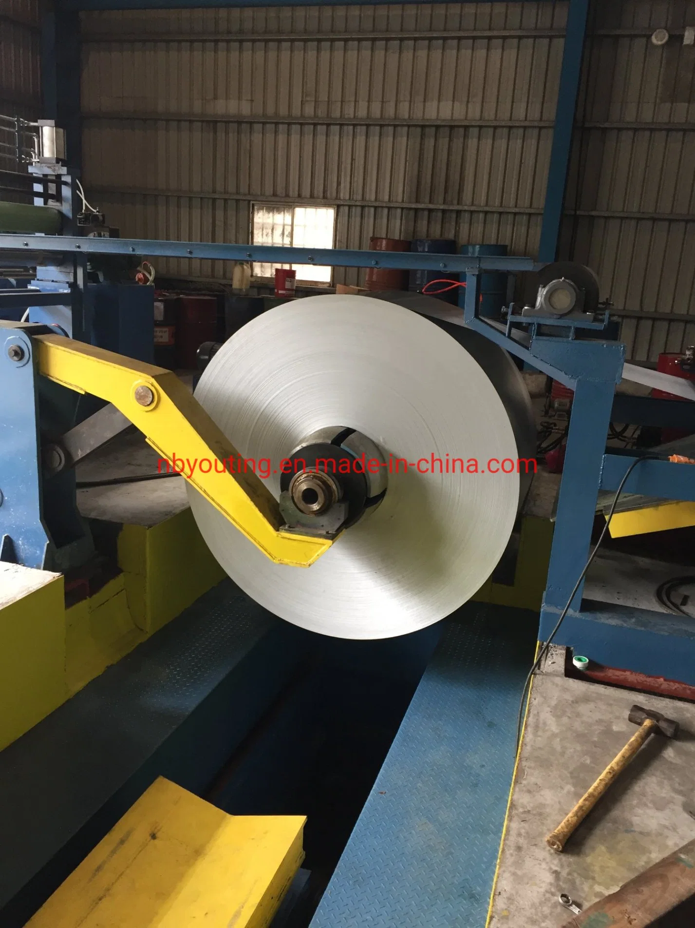 Home Built CNC Metal Sheet Coil Cutting and Slitting Machine Uncoil Cutting and Slitting Line