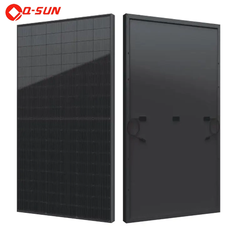 Panneau solaire noir complet 182 mm, commercial/domestique, Monochrome, stockage d'énergie solaire Système