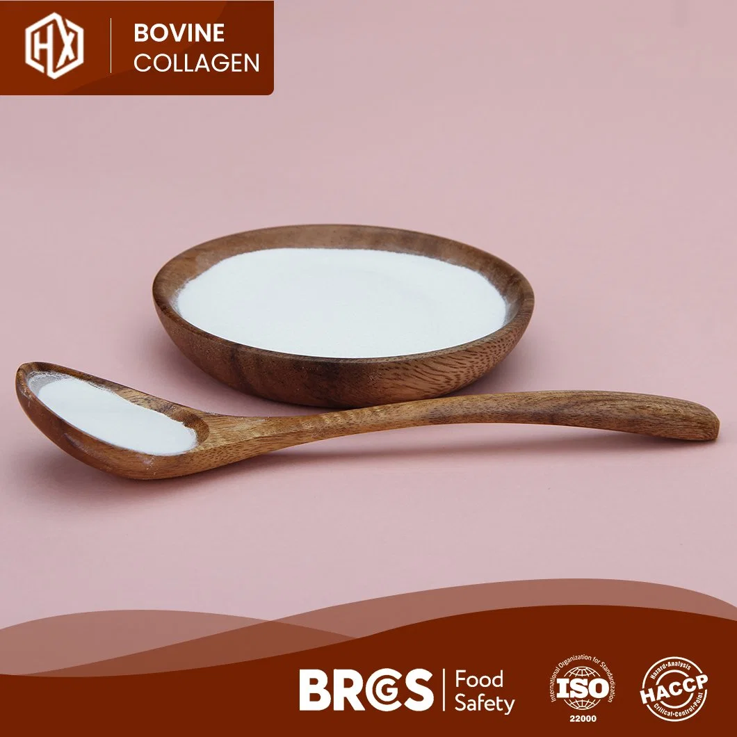 Haoxiang Free Sample China Bovine Bone Hydrolyzed Collagen Peptides Powder Quality Bovine Bone Collagen Factory OEM Customized Better Anti Aging Collagen Powder