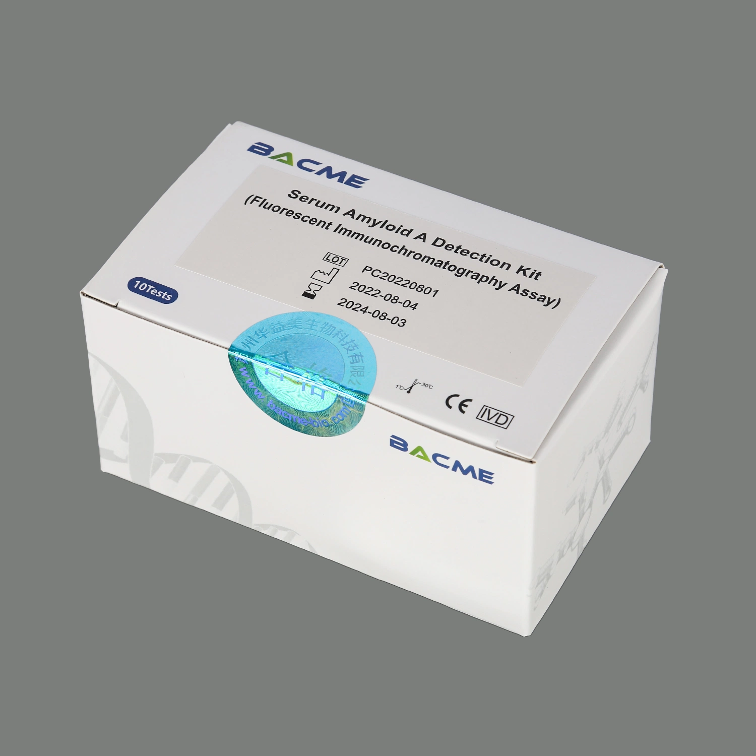 CE Marked Serum Amloid a Rapid Detection Kit