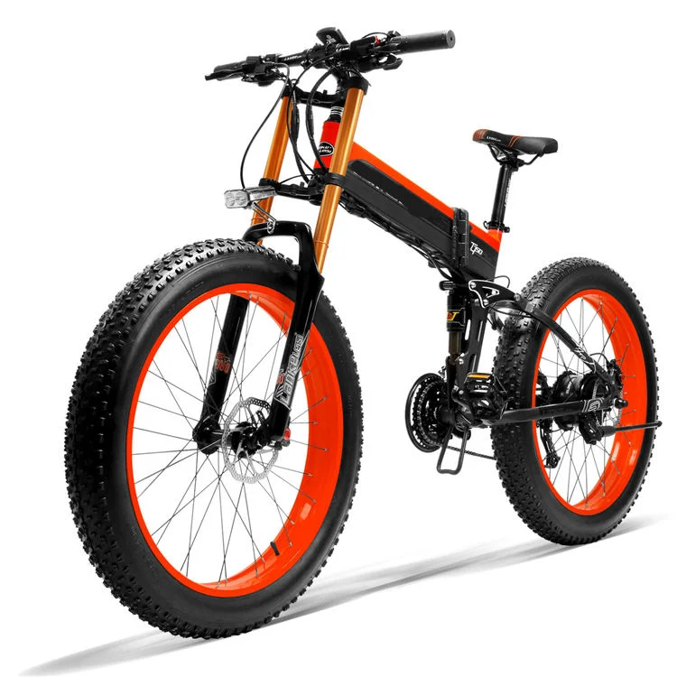 Pneu gordo de alta velocidade 750W bicicleta de montanha neve e-bike elétrico Bicicleta