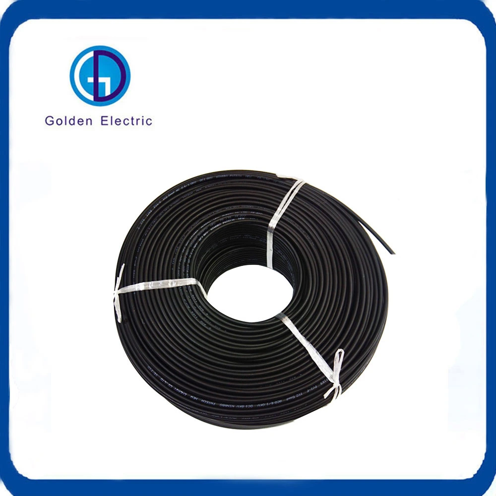 TUV Standard DC Solar Cable Copper Single Core 1.5m2 2.5 m2 كبل كهربائي يعمل بالطاقة الشمسية مزود بموصل نحاسي ذي شمنتين