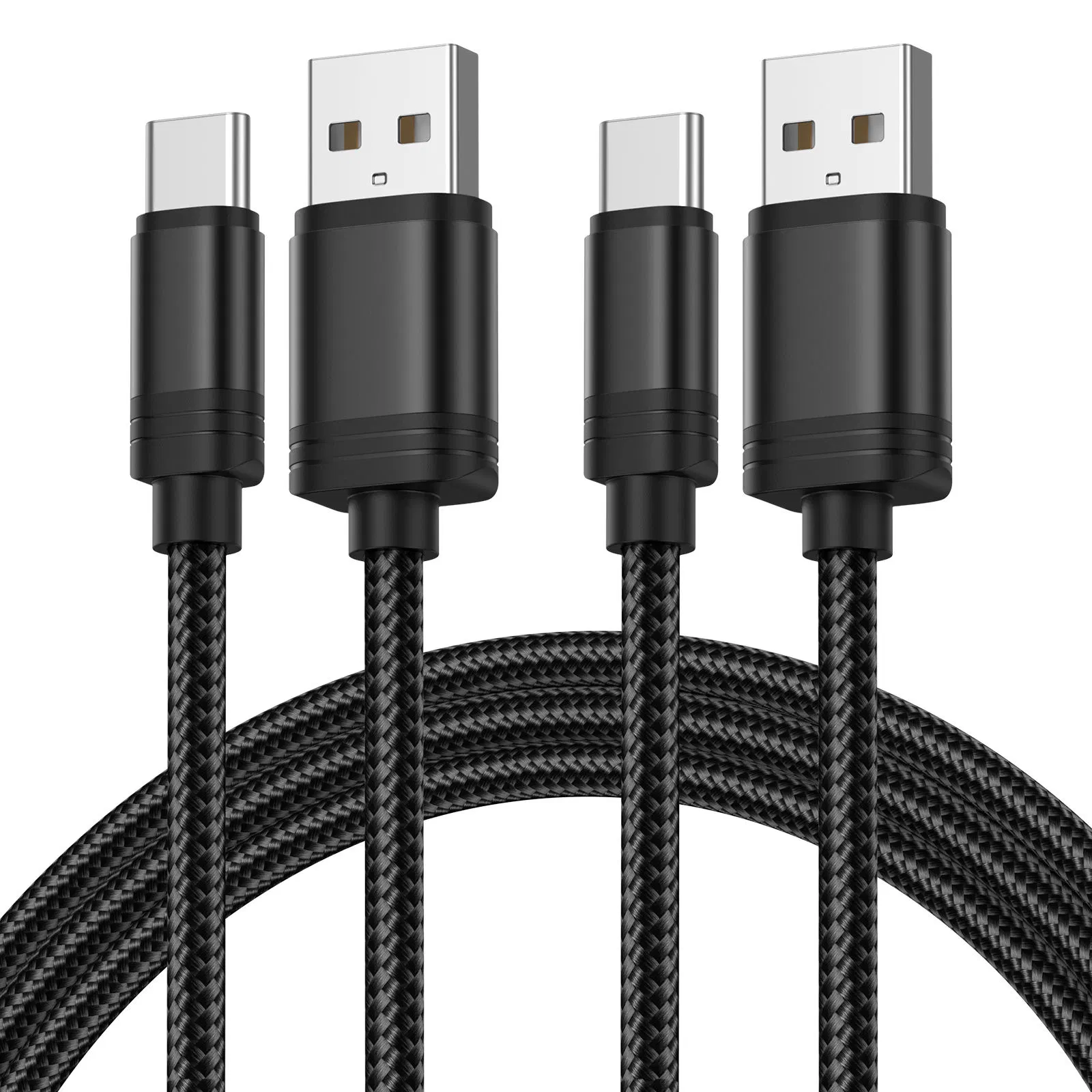 Nylon Braided Aluminum Alloy USB Cable Mobile Phone