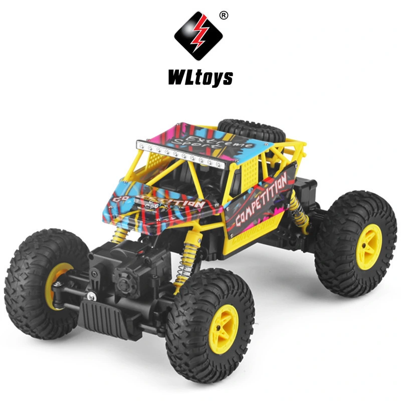 WlToys 18428-C 1/18 Двойные рулев. Передачи RC автомобиль со светодиодом Светлый