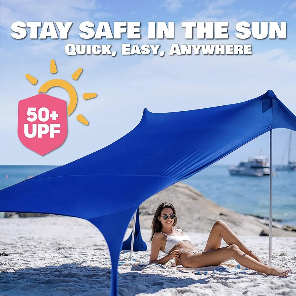 Heißer Verkauf Kundenspezifische billig, Portable Retractable 4 Saison Easy Pop Up Instant Automat Winter / Sommer Strand Sonnenschutz Zelte