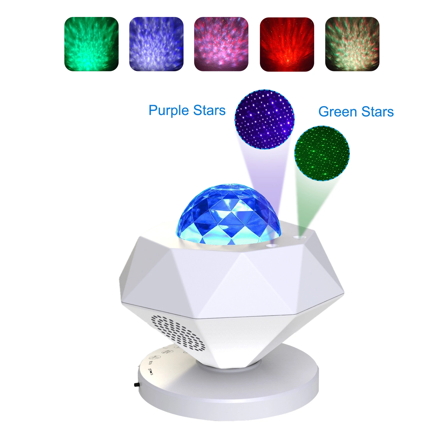Bluetooth LED-Laserprojektor Galaxy Night Light mit Musik