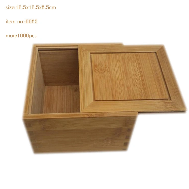 Customized OEM Nautral Wooden Bamboo Gift Box for Tea