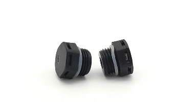 LED Lights Accessories Nylon Air Vent Plug M12*1 Black Color Plastic Breathable Vent Plug