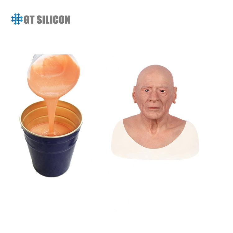 Skin Silicone Human Masks Casting of Liquid Platinum Cure Silicon Rubber Safe Grade