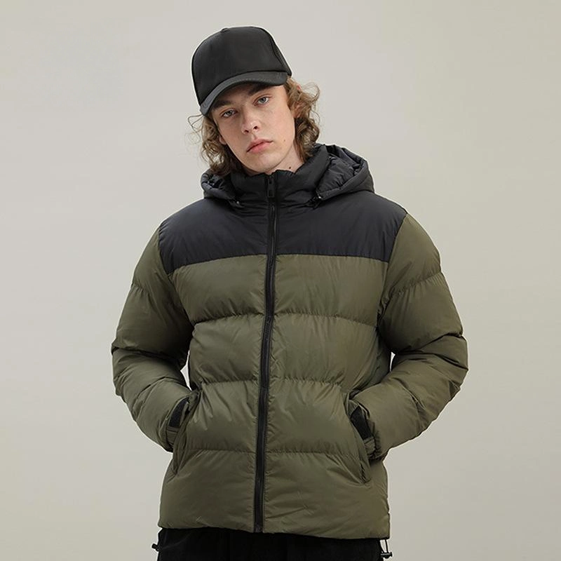 Mu American Tide Brand Cotton Clothes Winter Thickened Hooded Cotton Clothes Men