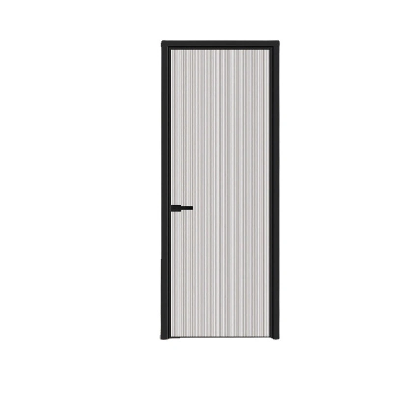 Modern Minimalist Bathroom Narrow Frame Casement Aluminium Interior Glass Door