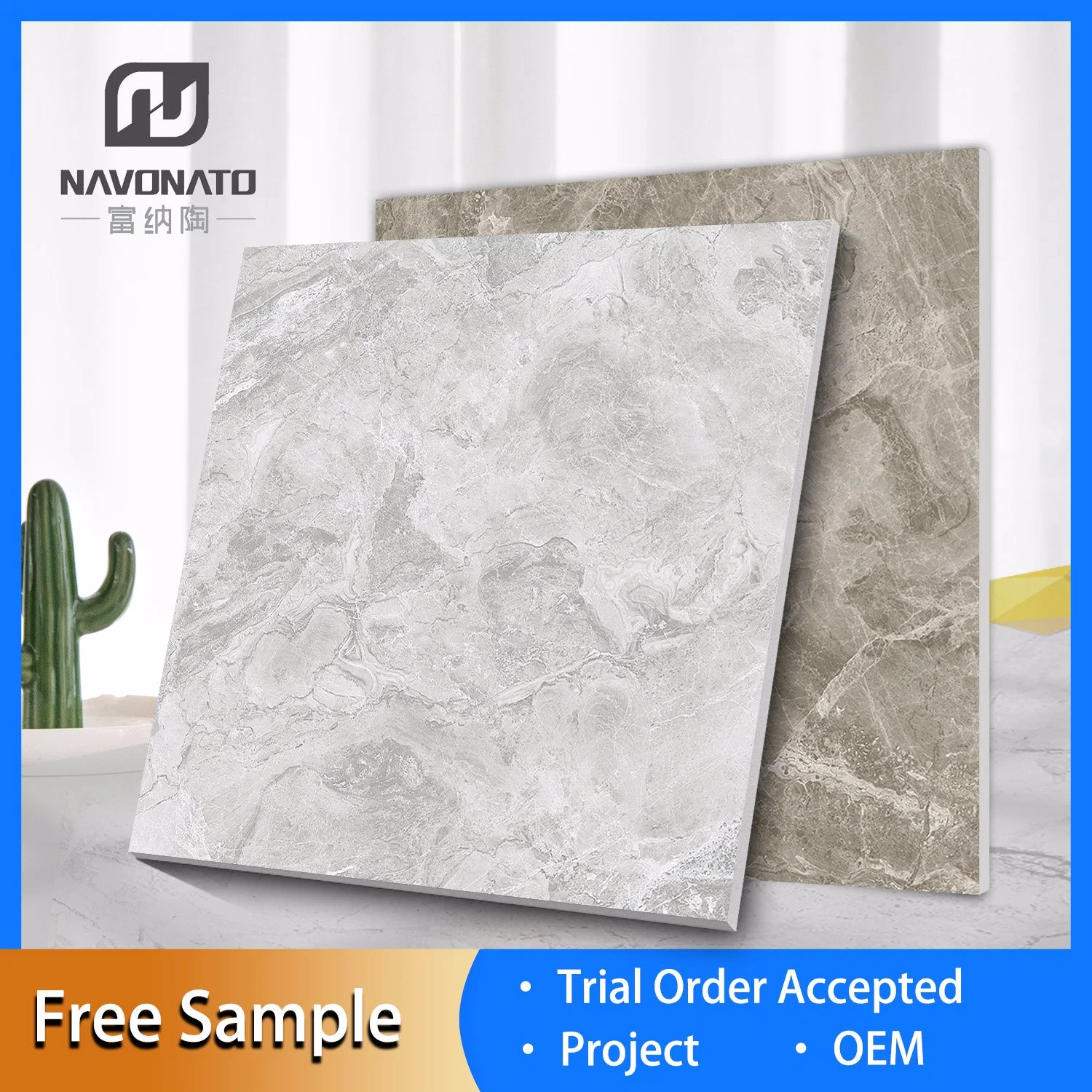 Porcelain Full Body Polished Glazed Ceramic Floor Wall Tile for Modern House Apartment Hotel School Home Bathroom Kitchen Decor New Product Decoration