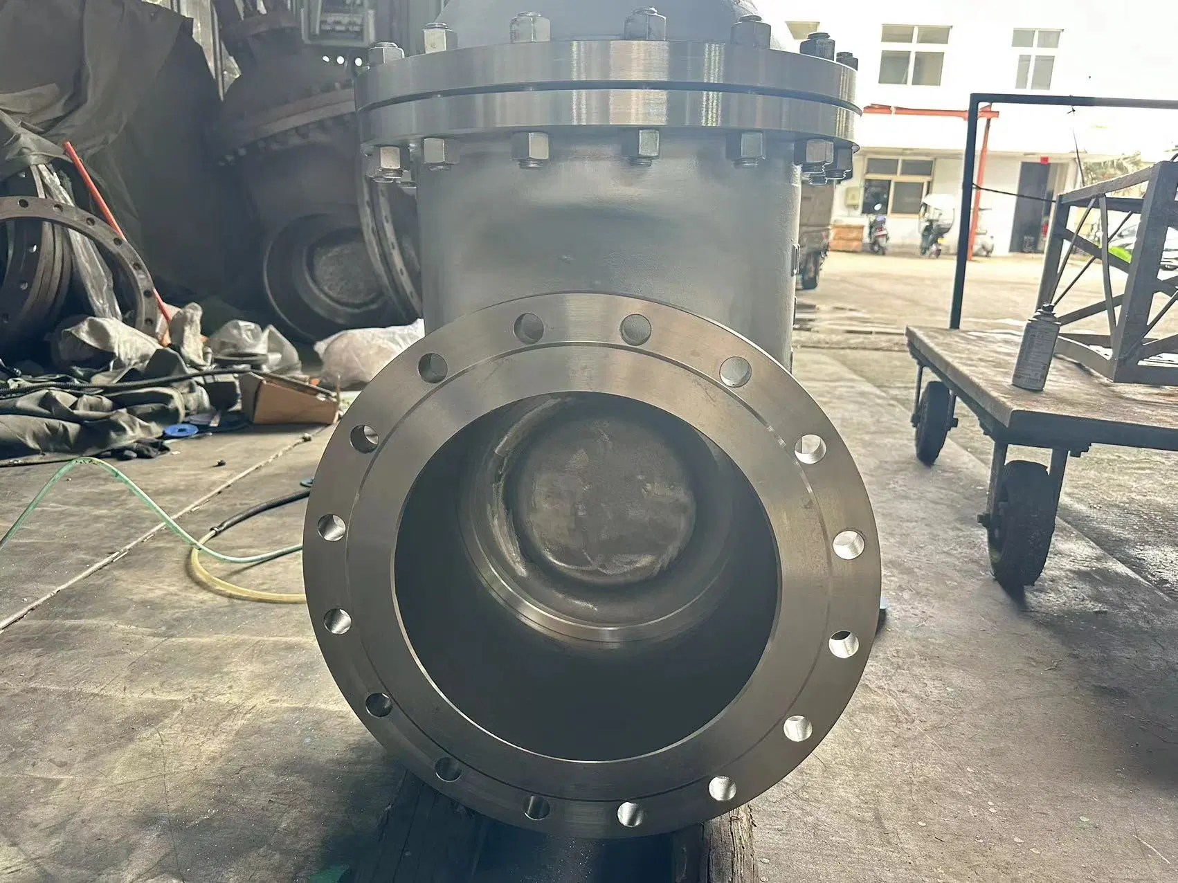 Stainless steel gate valve Z41W-16P manual open rod flange connection