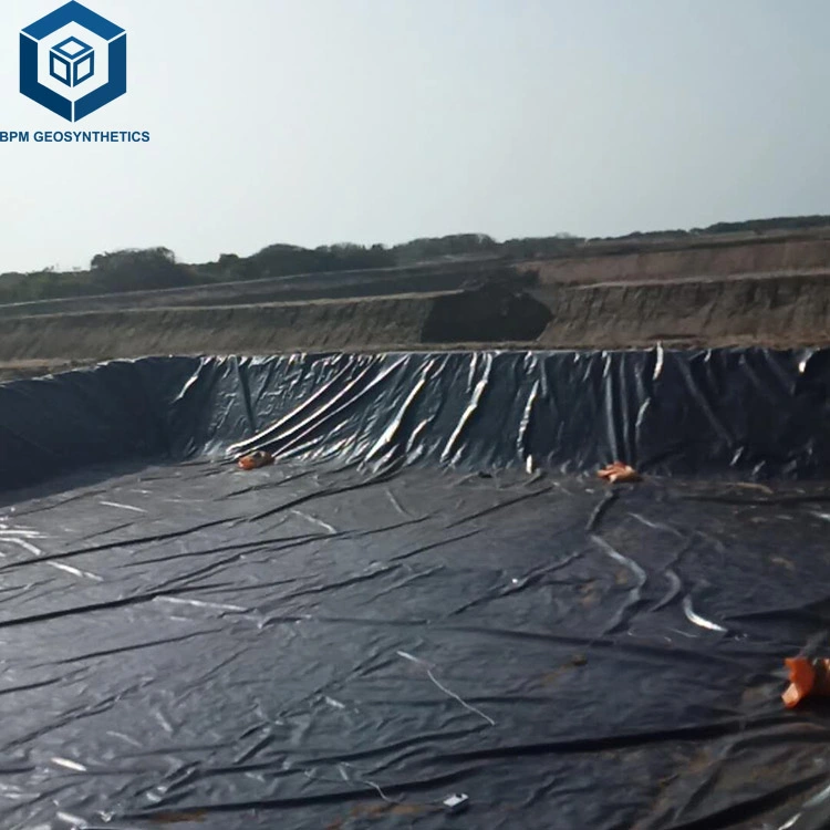 0.5mm 1mm 1.5mm 2mm Best HDPE Geomembrane Pond Liner Sheet for Aquaculture Mining Landfill Project