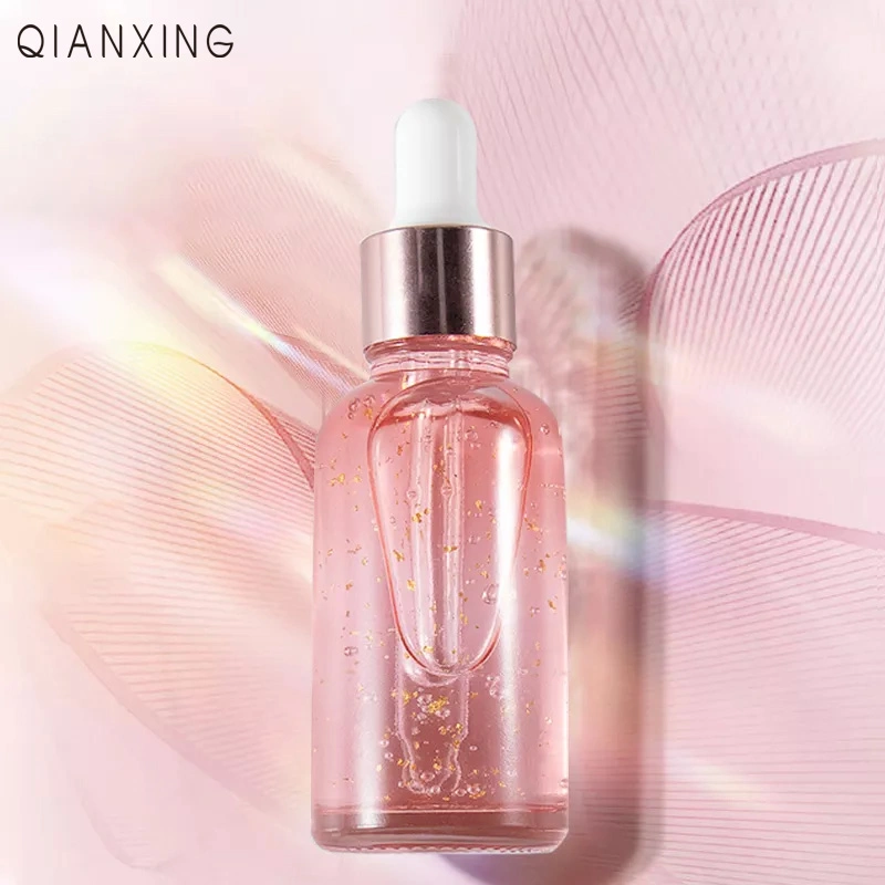 Private Label Natural Rose Gold Serum Anti Aging Wrinkle for Face