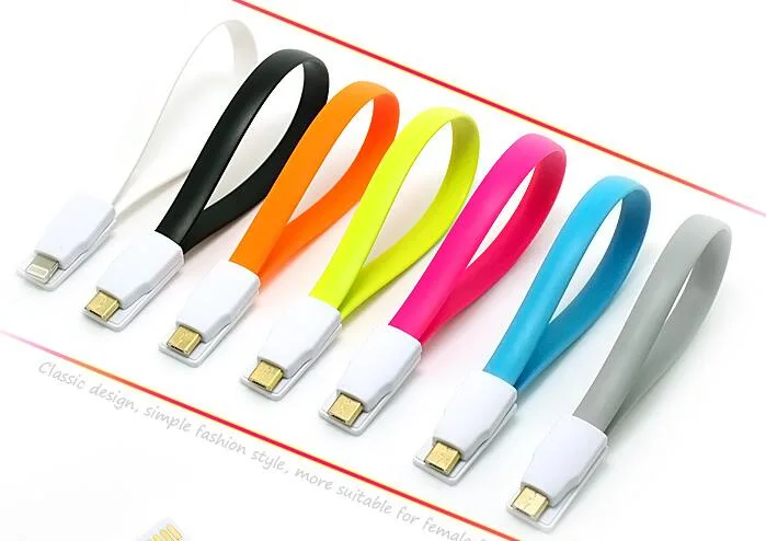 Imán móvil Cable de carga de datos y con Micro puerto USB