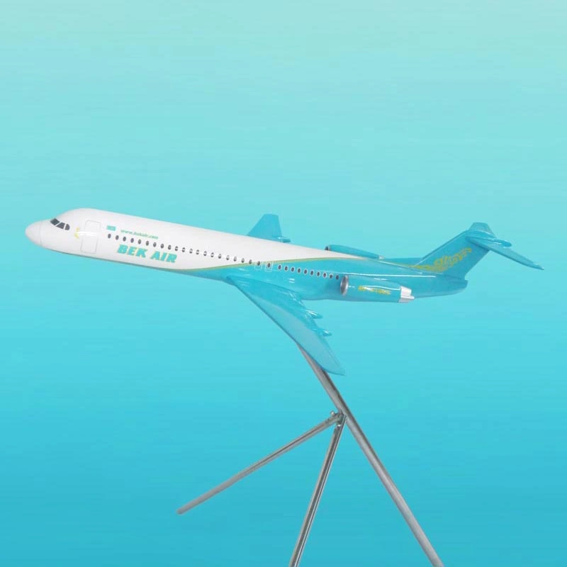 Bek Air Fokker 100 (100cm) Resin Large Display Plane Model