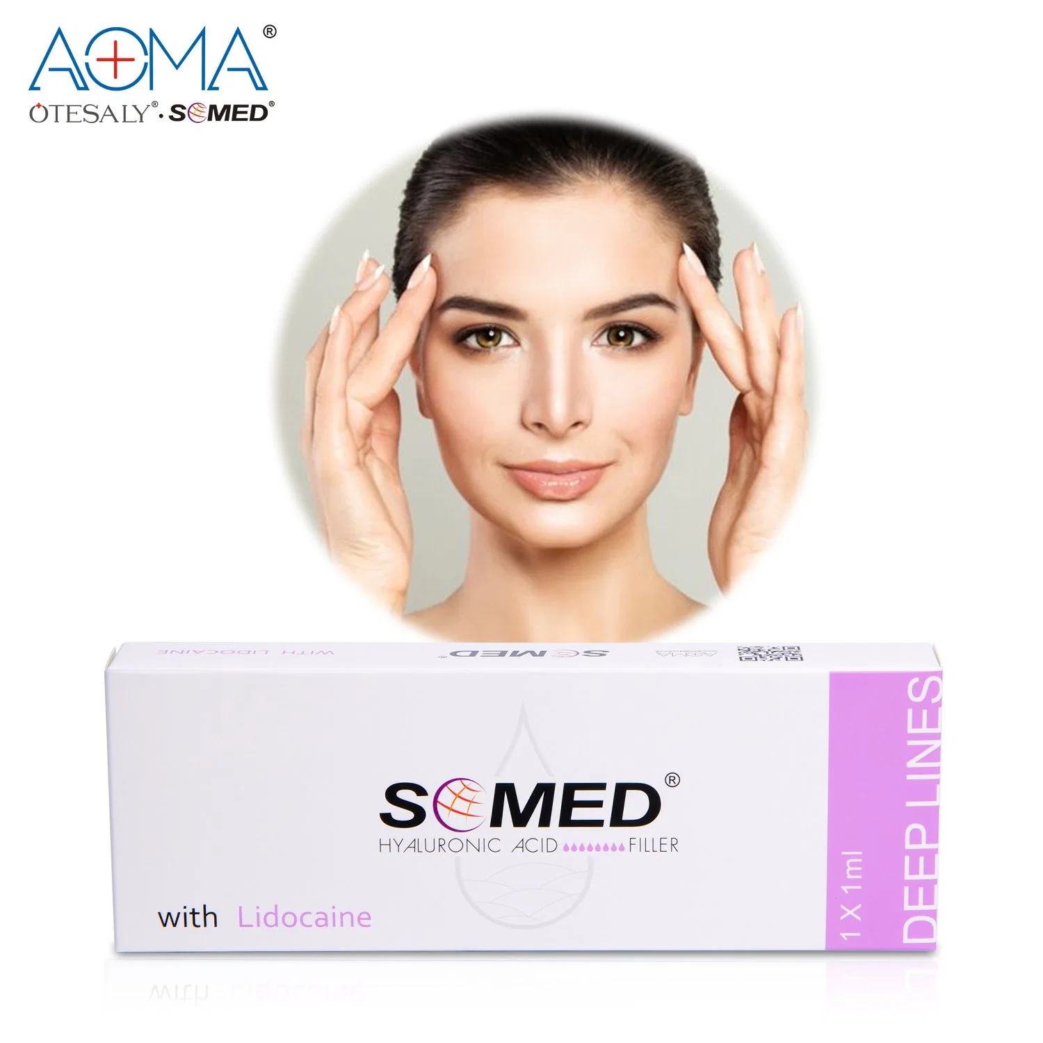 CE Somed 1ml 2ml 10ml 20ml Hyaluronic Acid Nasolabial Folds Injectable Dermal Filler