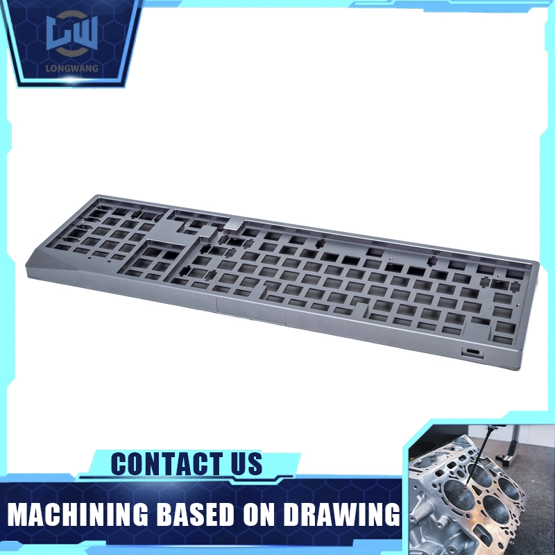 Mass Production Service Aluminium 7075 Precision Machining Aluminum CNC Milling OEM Keyboard Case