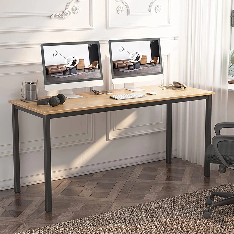 Large Computer Desk Composite Wood Board Decent and Steady Home Office Desk