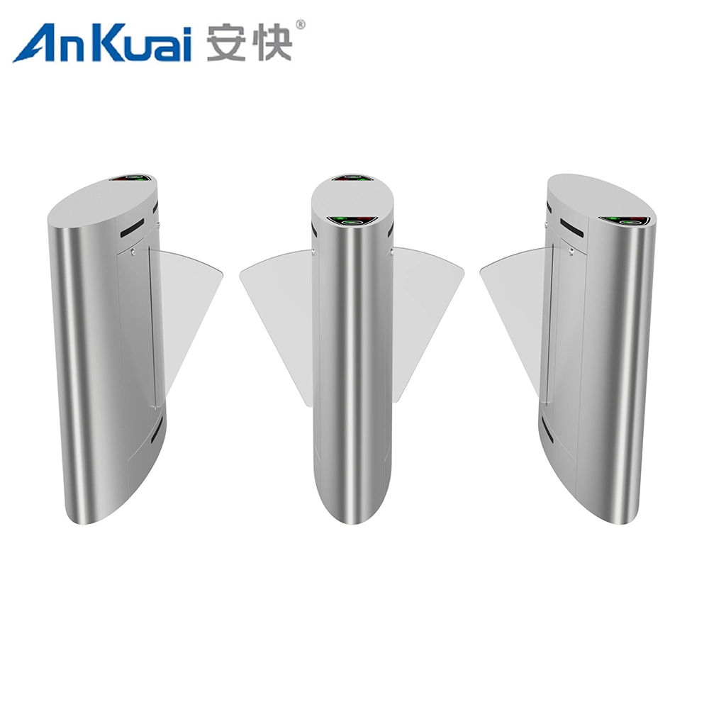 Ankuai Factory Access Control Turnstile Flap Barrier Gate Indoor Outdoor